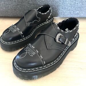 Dr. Martens Gothic Americana Monk Quad Loafers Limited Edition New Men Size 11